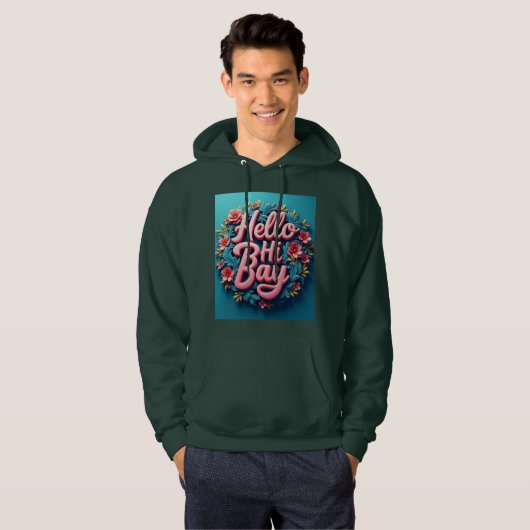 「曇り心地よいフード付きスウェットシャツ」 パーカ (正面フル)