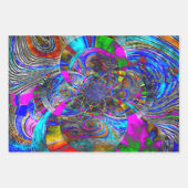 「曇り日からステンドグラス」包装紙 ラッピングペーパーシート (正面)