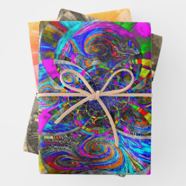 「曇り日からステンドグラス」包装紙 ラッピングペーパーシート