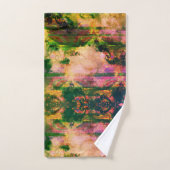 曇り日没の空デザインバスタオルセット バスタオルセット (ハンドタオル)