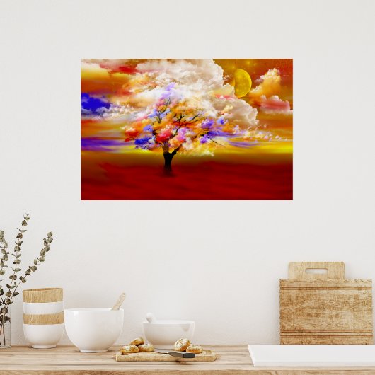 曇り日 ポスター (キッチン)