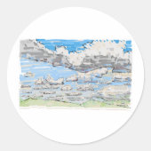 曇り日 ラウンドシール (正面)