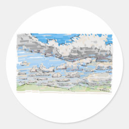 曇り日 ラウンドシール