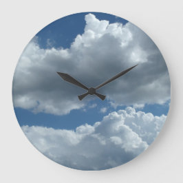 曇り日 ラージ壁時計