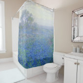 曇り日、Bluebonnets by Onderdonkヴィンテージ・アート シャワーカーテン (インサイチュ)