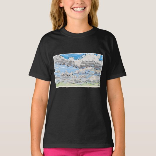 曇り日 Tシャツ (正面)