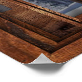 曇り木冬シーンウィンドウ幻想ポスター ポスター (角)