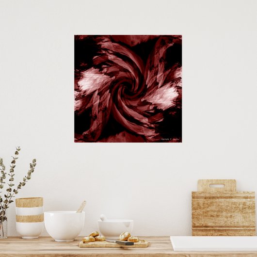 曇り歪み3 ポスター (キッチン)