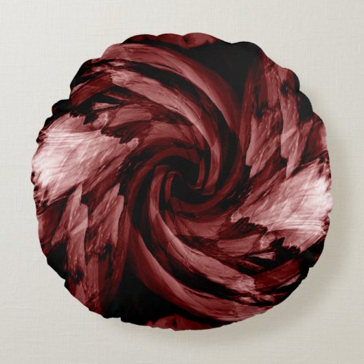 曇り歪み3 ラウンドクッション (正面)