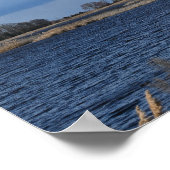 曇り水辺ポスター ポスター (角)