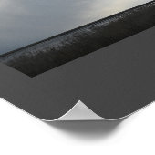 曇り水辺ポスター ポスター (角)