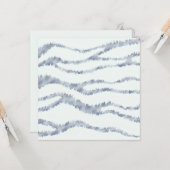 曇り灰色ゼブラ消しゴムスクラッチアート カード (正面/裏面インサイチュ)