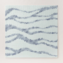 曇り灰色ゼブラ消しゴムスクラッチアート ジグソーパズル