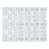 曇り灰色ゼブラ消しゴムスクラッチアート テーブルクロス (正面(横))