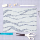 曇り灰色ゼブラ消しゴムスクラッチアート 薄葉紙 (クラフト)