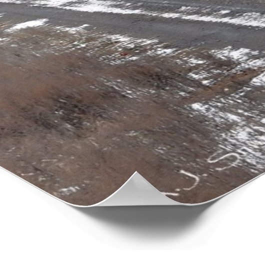 曇り石炭列車 ポスター (角)