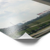 曇り空とワシントン記念碑 フォトプリント            (角)