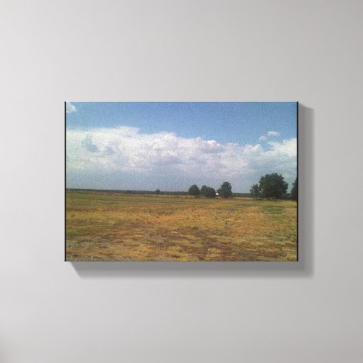 曇り空のキャンバス印刷 キャンバスプリント (正面)
