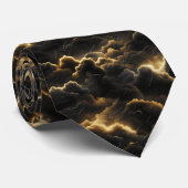 曇り空のパターン ネクタイ (ロール)