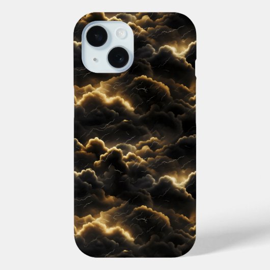 曇り空のパターン Case-Mate iPhoneケース (裏面)