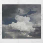 曇り空のボトルラベル ビールラベル (シングルラベル)