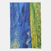 曇り空の下の麦畑 ヴィンセント・ヴァン・ゴッホ キッチンタオル (縦)