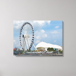 曇り空の下の100年のホイールキャンバスアート キャンバスプリント
