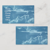 曇り空の名刺 名刺 (正面/裏面)