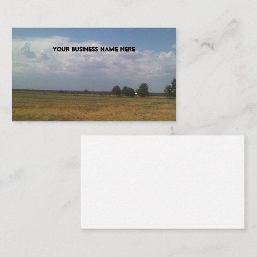 曇り空の名刺 名刺 (正面/裏面)