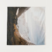 曇り空の山脈 タペストリー (正面(横))