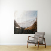 曇り空の山脈 タペストリー (インサイチュ)