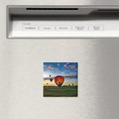 曇り空の熱気球フェスティバル マグネット (インサイチュ (食洗機))