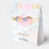 曇り空の熱気球子供の誕生日 フェイバーボックス (正面サイド)