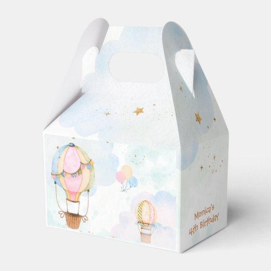 曇り空の熱気球子供の誕生日 フェイバーボックス (裏面サイド)
