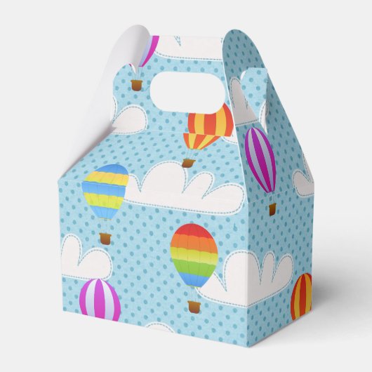 曇り空の熱気球 フェイバーボックス (正面サイド)