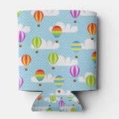 曇り空の熱気球 缶クーラー (裏面)