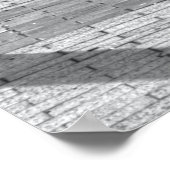 曇り空の貨物列車：イタリアの鉄道情景 ポスター (角)