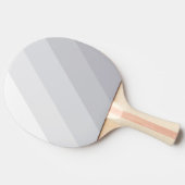 曇り空の青い空の太いストライプ 卓球ラケット (横)