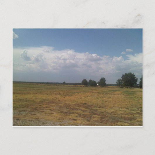 曇り空はがき ポストカード (正面)