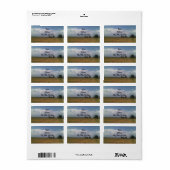 曇り空住所 シール (フルシート)