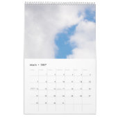 曇り空 カレンダー (3月 2027)