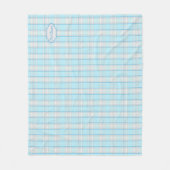 曇り空 フリースブランケット (正面)