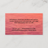 曇り空 |飛行機ロ飛んでいるゴ 名刺 (裏面)