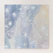 曇り窓 | 雪の美しい冬の景色 ジグソーパズル (横)