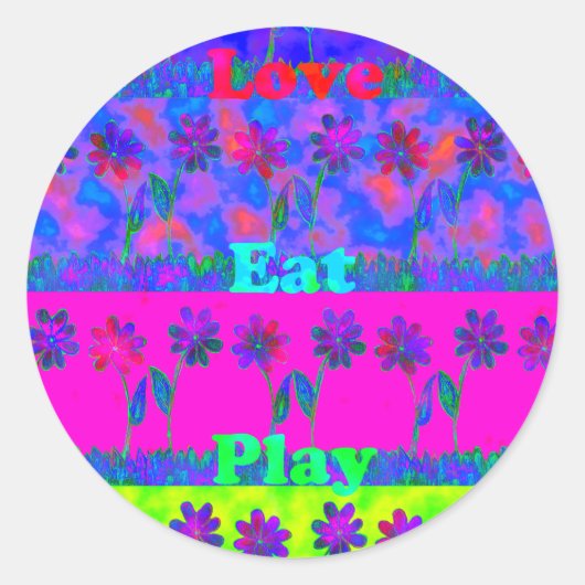 曇り素敵な日より良い夜.png ラウンドシール (正面)