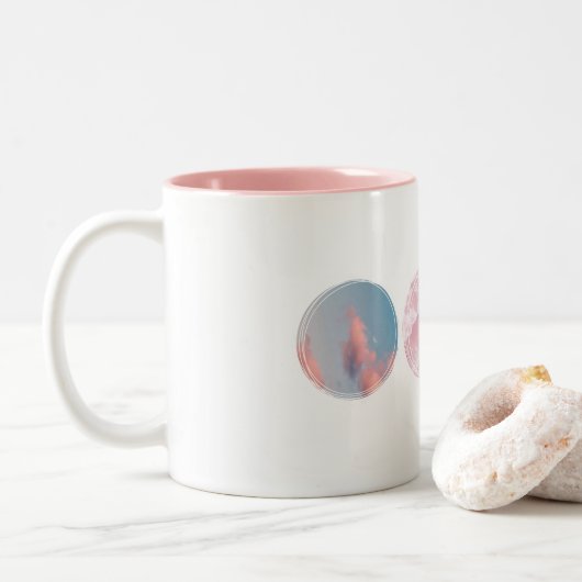 曇り美的マグカップ ツートーンマグカップ (ドーナツ)