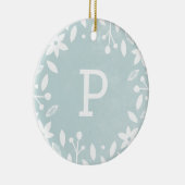 曇り葉セラミックオーナメント – アクア セラミックオーナメント (右)