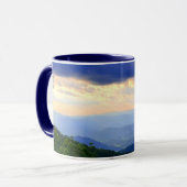 曇り青い尾根山脈 マグカップ (正面左)