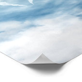 曇り青空の天使の翼 ポスター (角)