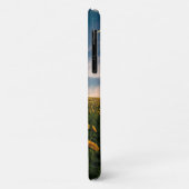 曇り青空の美しい太陽の花畑a Case-Mate iPhoneケース (裏面/左)